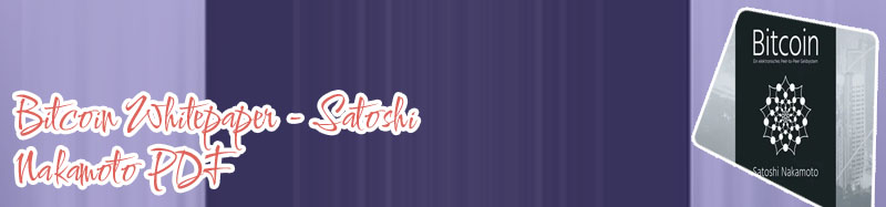 Bitcoin whitepaper pdf