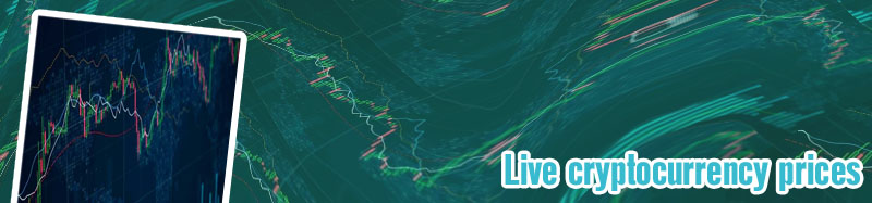 Cryptocurrency price chart