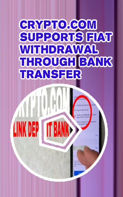 How to deposit money from crypto com to bank account